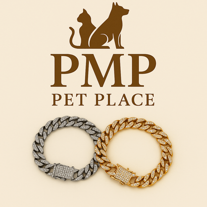 Luxury Cuban Link Chain Collar for Pets